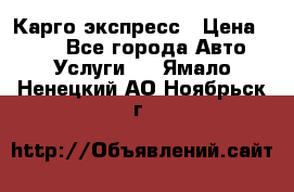 Карго экспресс › Цена ­ 100 - Все города Авто » Услуги   . Ямало-Ненецкий АО,Ноябрьск г.